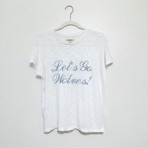 Madewell "Let's Go Wolves" Dolman Sleeve Crewneck Tee